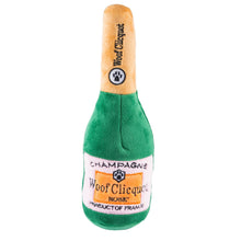 Load image into Gallery viewer, Haute Diggity Dog - Woof Clicquot Rose&#39; Champagne Bottle Squeaker Dog Toy: Small
