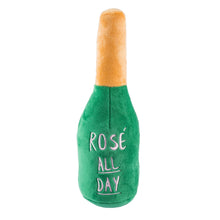 Load image into Gallery viewer, Haute Diggity Dog - Woof Clicquot Rose&#39; Champagne Bottle Squeaker Dog Toy: Small
