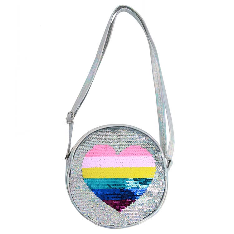 Sparkle Sisters by Couture Clips - Rainbow Heart purse