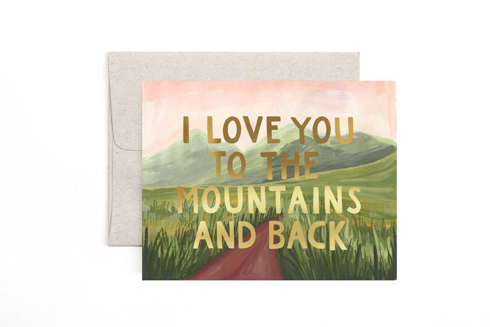 1canoe2 | One Canoe Two Paper Co. - Mountains And Back Card