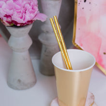 Load image into Gallery viewer, Posh Gold 12 oz Cups
