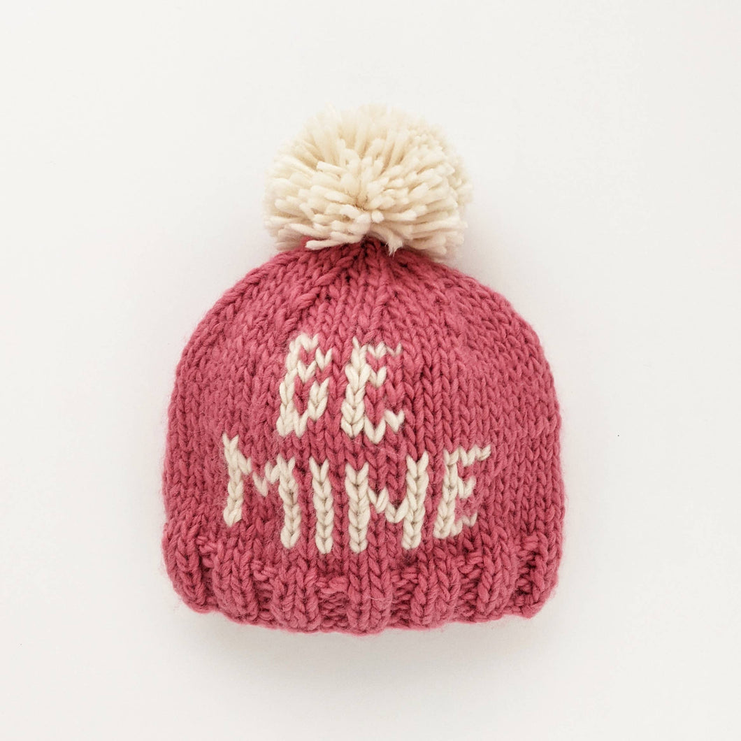 6-24 months - Be Mine Valentine's Day Hand Knit Beanie Hat