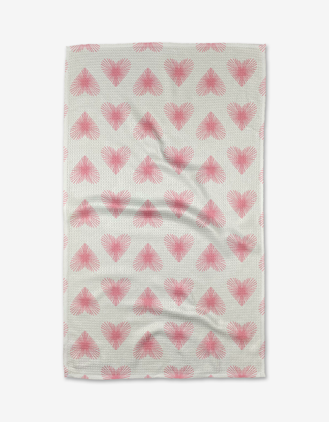Geometry - Life Line Hearts Tea Towel