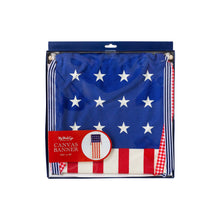 Load image into Gallery viewer, USA Flag Canvas Hanging Banner
