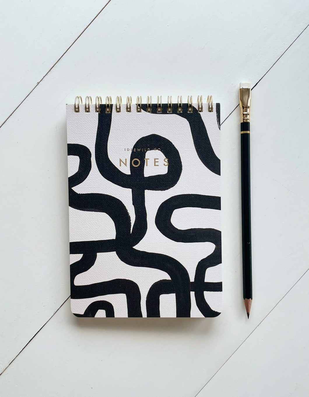 Idlewild Co. - BLACK & WHITE SQUIGGLE JOTTER