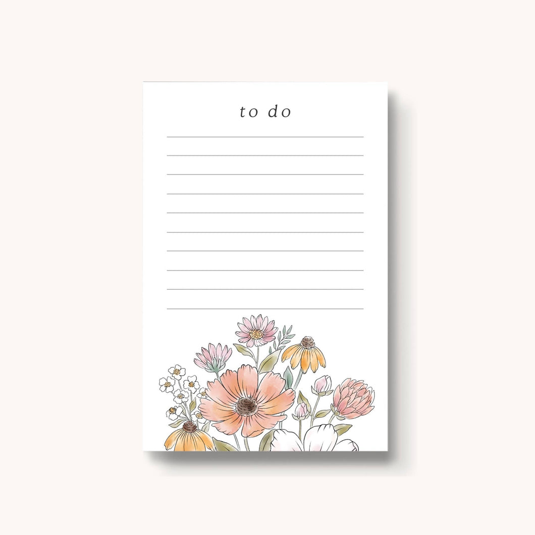 Elyse Breanne Design - To Do Wildflower Bunch Extra Large Post-It® Notes 4x6 in.