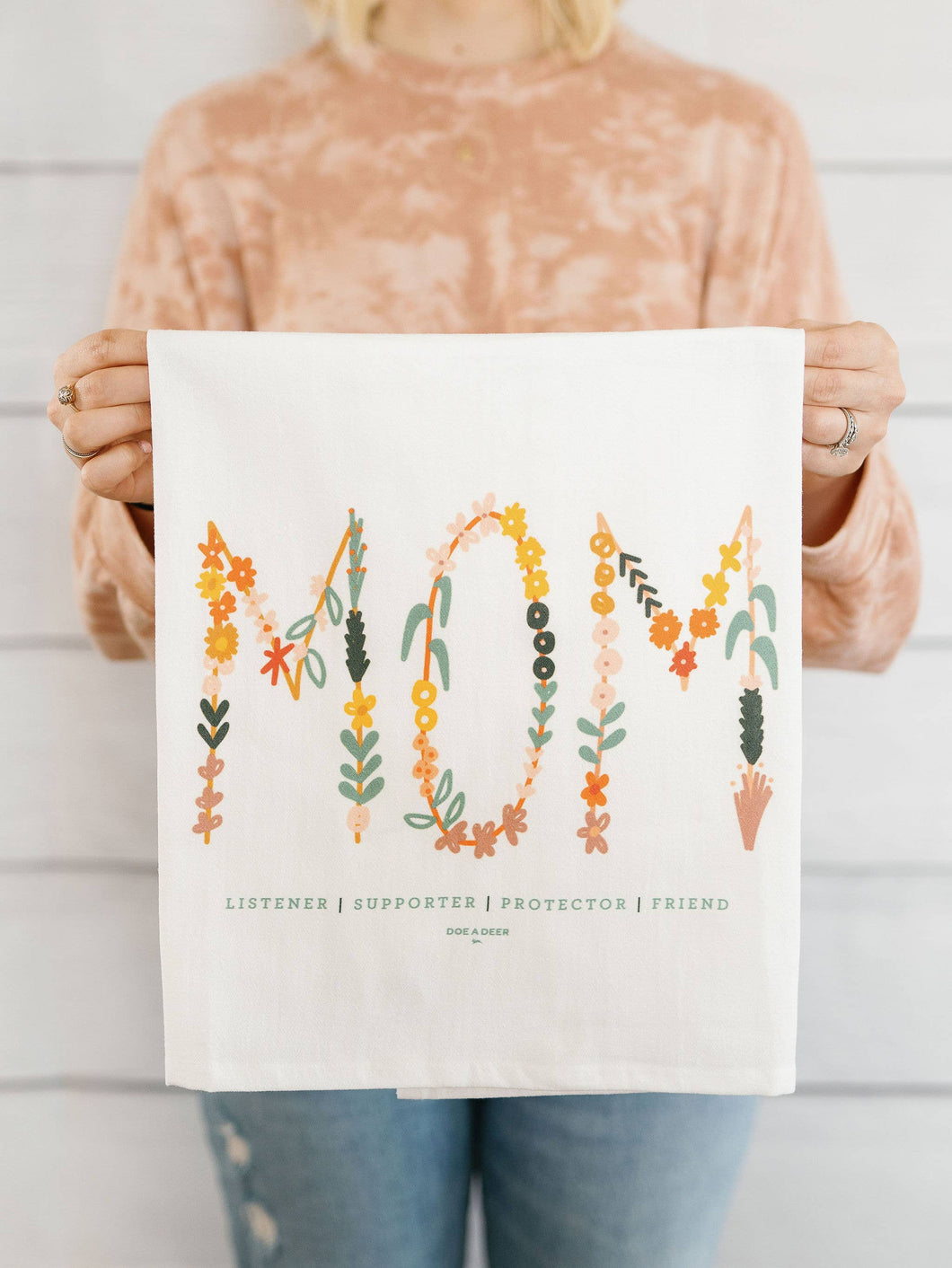 Doe A Deer - Mom | Mother's Day - Flour Sack Towel