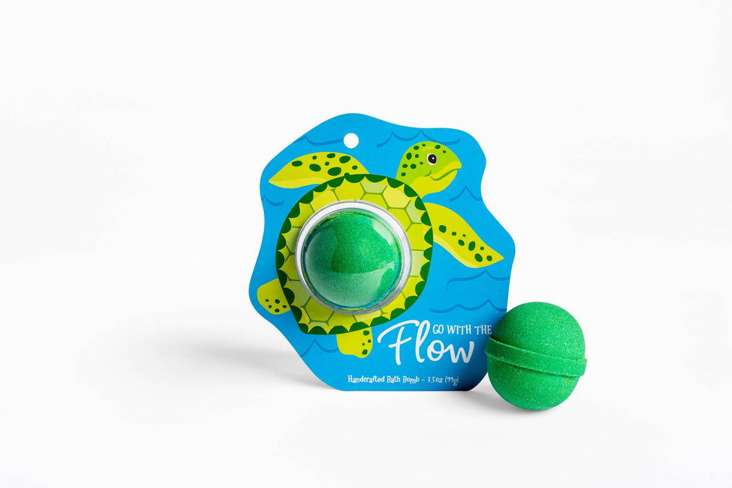 Cait + Co - Go With the Flow Sea Turtle Clamshell Bath Bomb