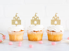 Load image into Gallery viewer, Princess Castle Cupcake Toppers
