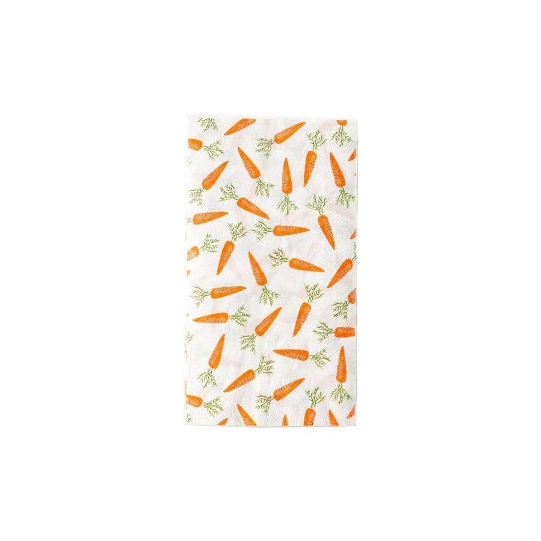 My Mind’s Eye - PLTS362H - Scattered Carrot Guest Towel Napkin