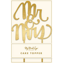 Load image into Gallery viewer, Fancy Cake Topper - Mr &amp; Mrs
