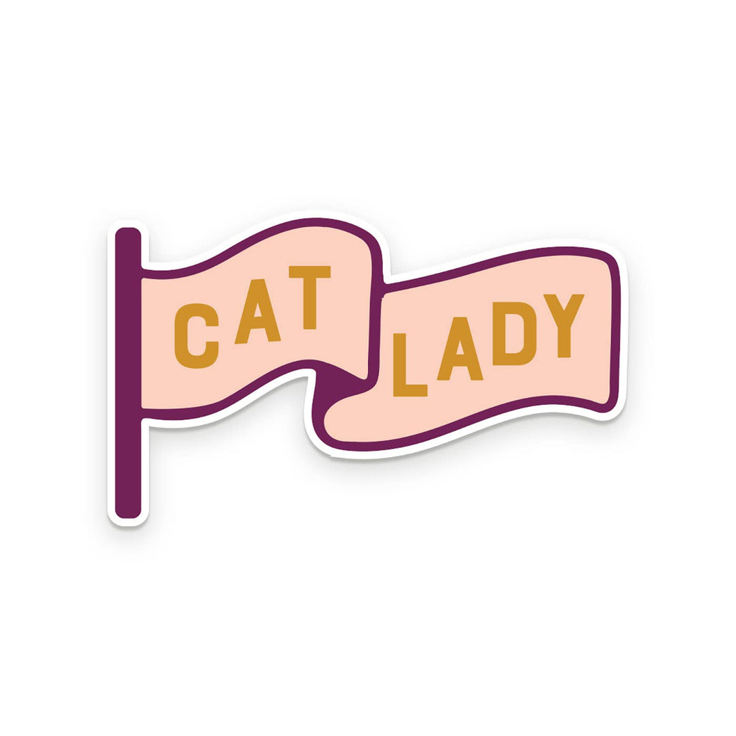 Ruff House Print Shop - Cat Lady Sticker