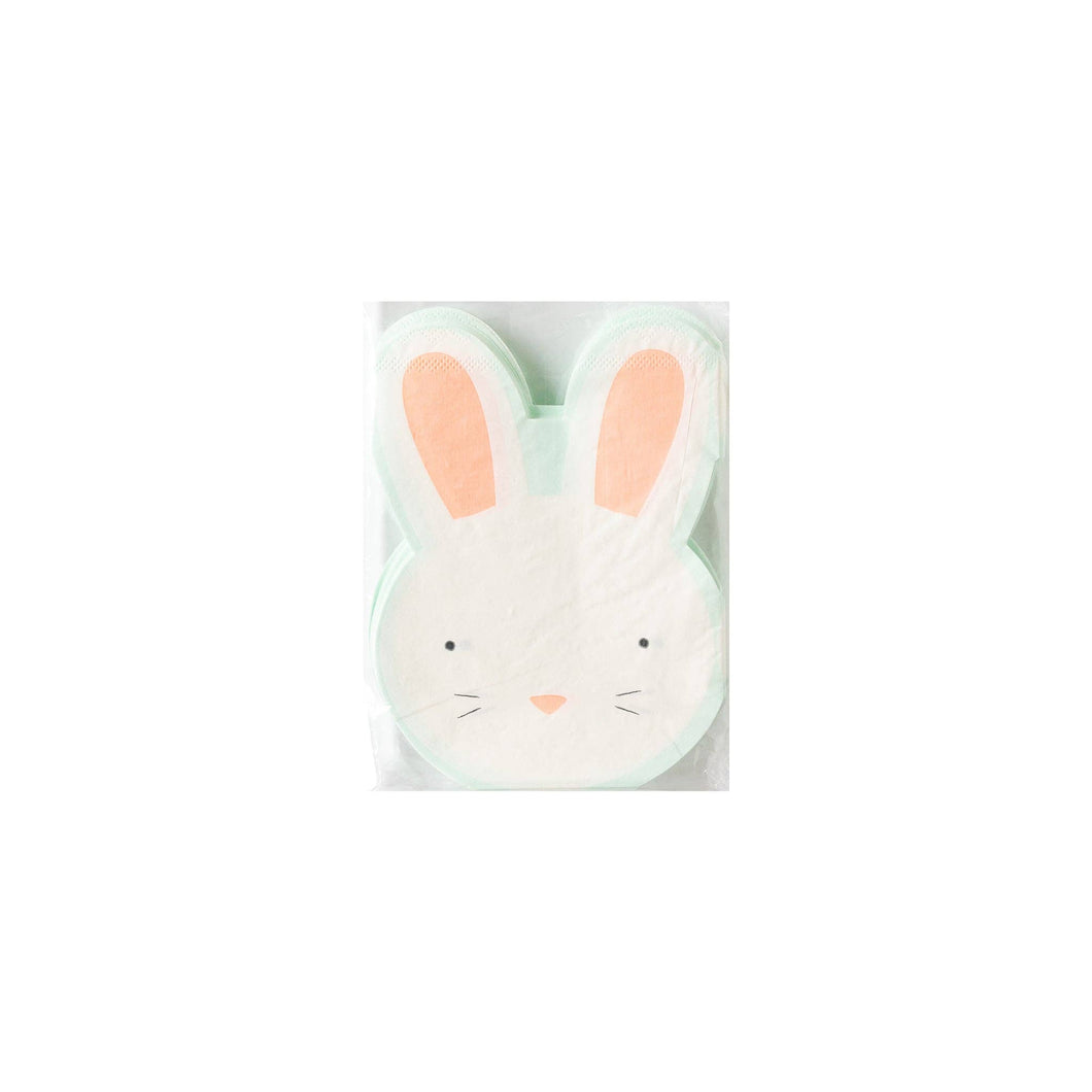 My Mind’s Eye - PLTS362M - Bunny Head Shaped Guest Towel Napkin