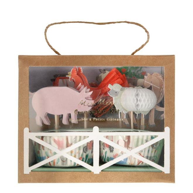 On The Farm Cupcake Kit (set of 24 toppers)